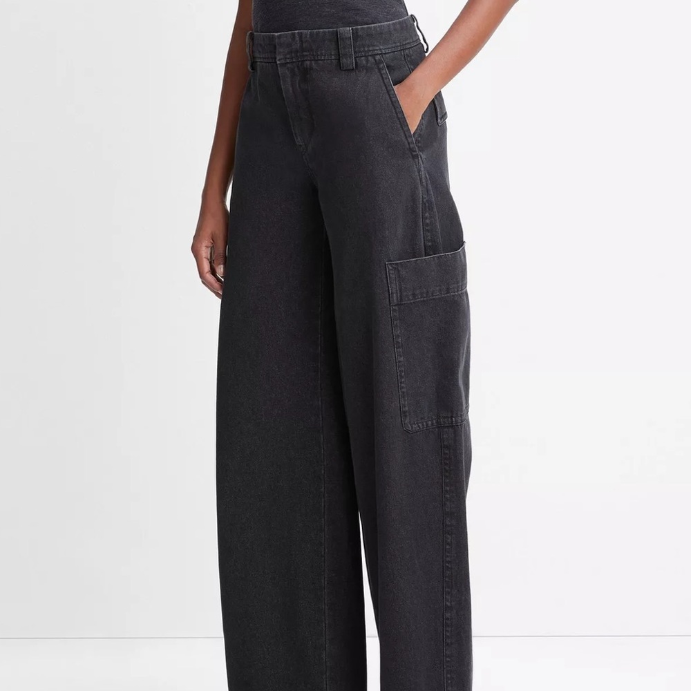 Vince Utility Denim Cargo Pant